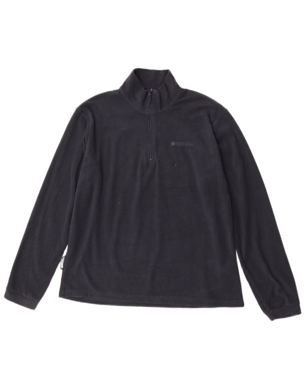 Mountain Warehouse Pull polaire à col zippé pour femme UK 16 Large Bleu marine