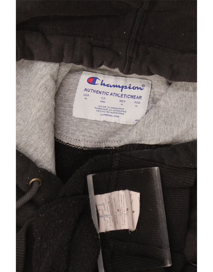 Champion Pull à capuche pour homme en coton noir moyen