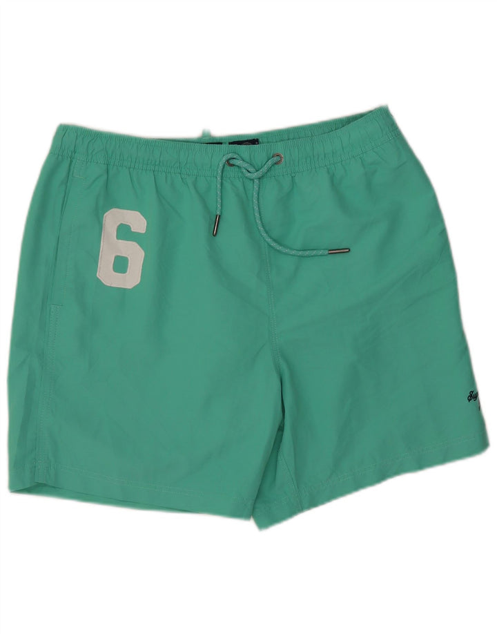 Superdry Short de Bain Graphique XL Homme Vert Polyester