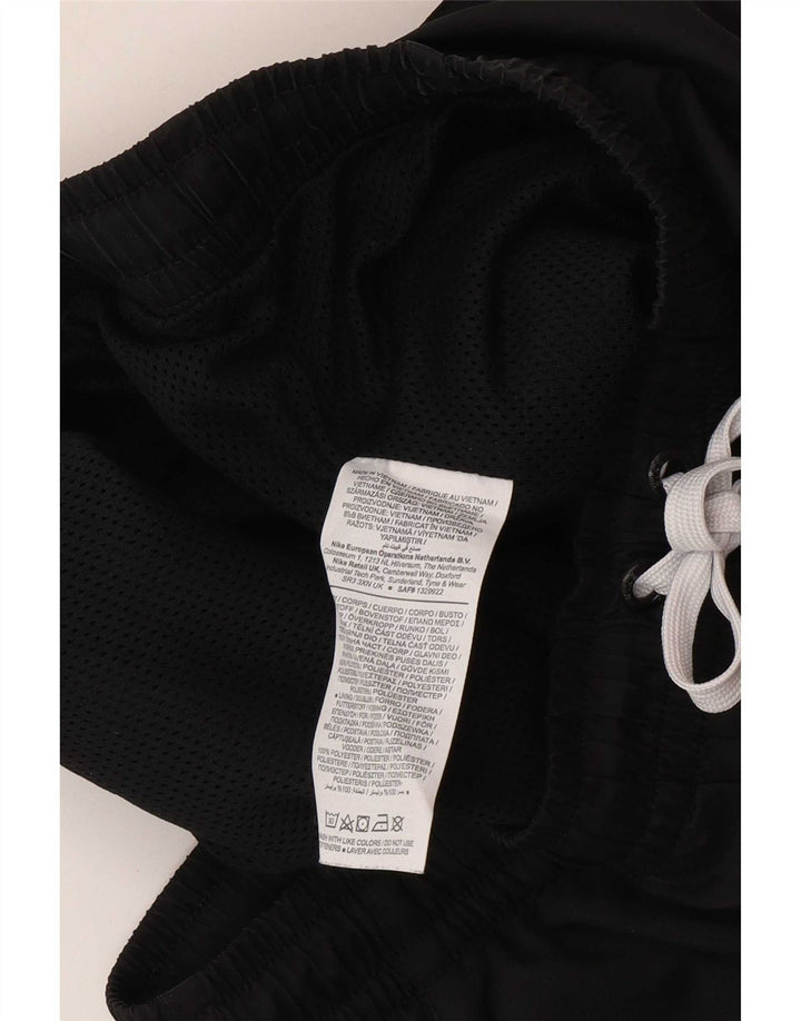 Short de bain Nike pour hommes, grand, noir, polyester