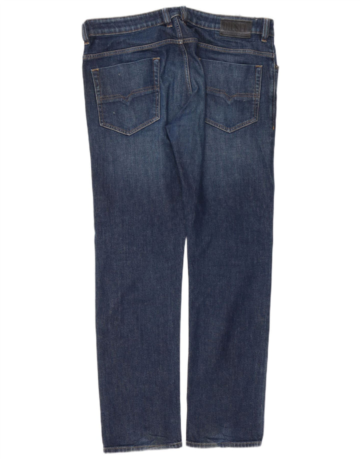 Diesel Jean Droit D-Strukt Homme W36 L32 Bleu Coton