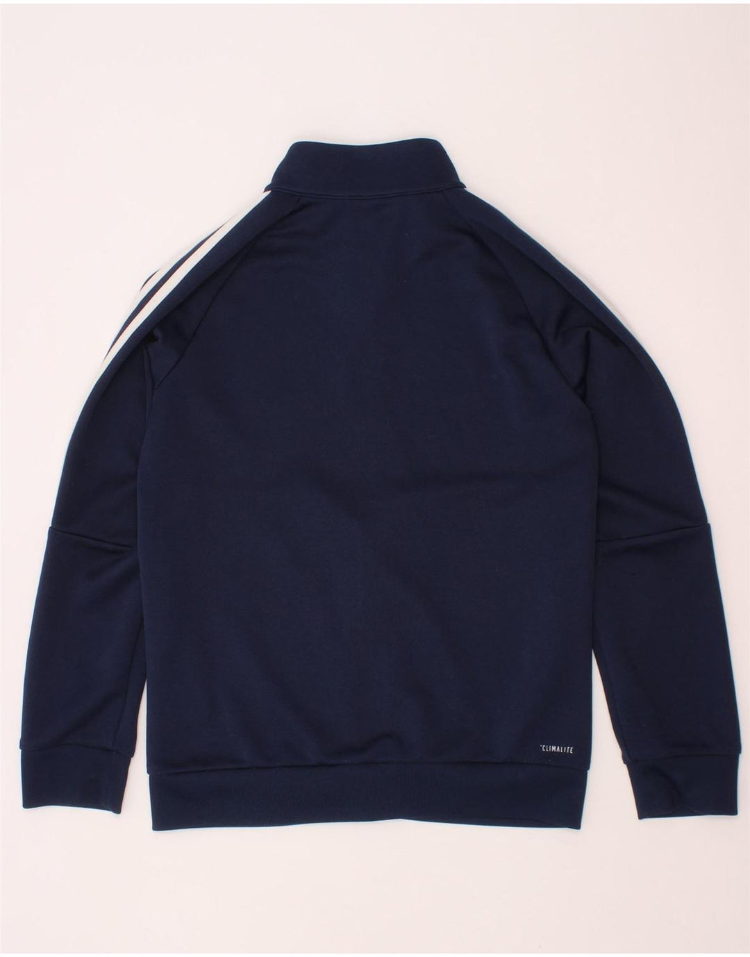 ADIDAS Veste de survêtement Climalite Garçon 7-8 ans Bleu Marine Polyester