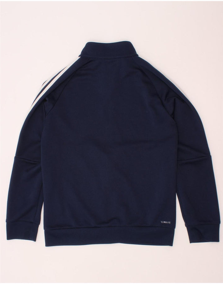 ADIDAS Veste de survêtement Climalite Garçon 7-8 ans Bleu Marine Polyester