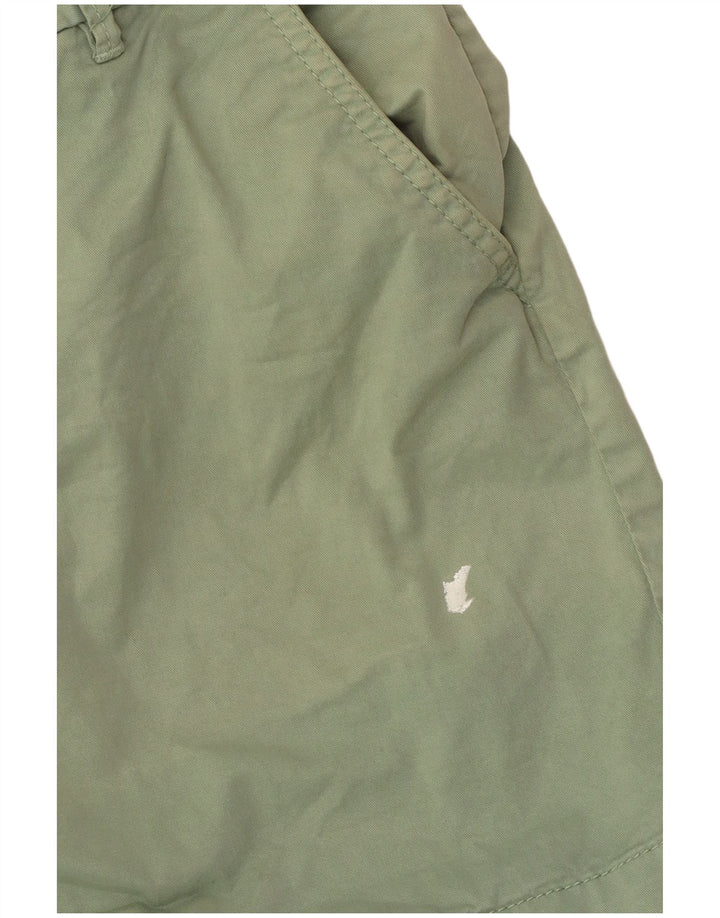 Fat Face Short Chino Femme US 6 Medium W30 Vert Coton