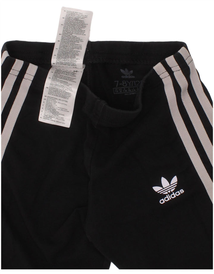 Adidas Short Fille 7-8 ans Noir Coton Sports