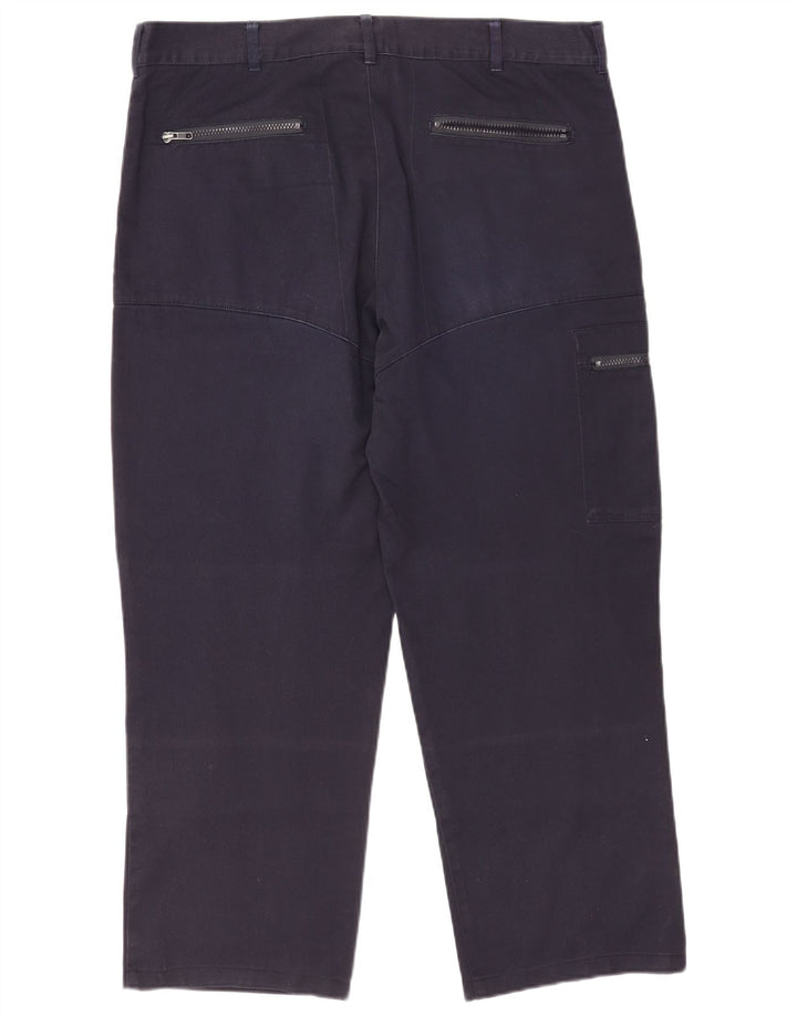 Dickies Pantalon Cargo Droit Redhawk Homme W38 L28 Bleu Marine Polyester