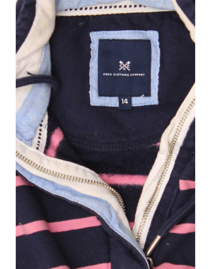 Crew Clothing Sweat-shirt pour femme UK 44 Medium Bleu marine rayé