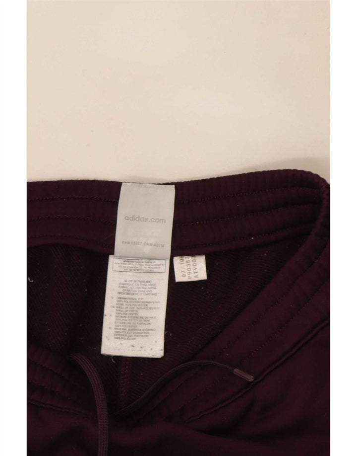 Adidas Pantalon de survêtement pour femme UK 10 Small Violet Polyester