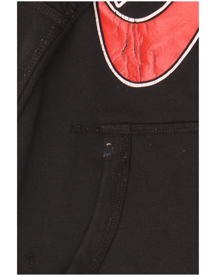 Nike Pull à capuche Air Graphic pour homme en coton noir moyen