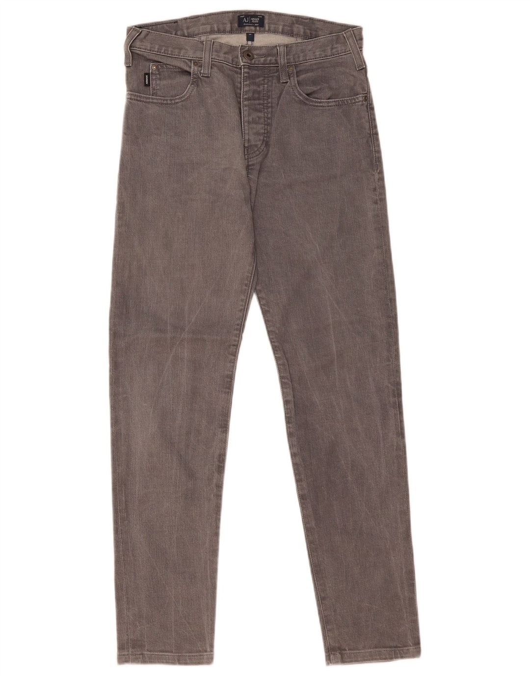 Armani Jeans Slim W28 L29 Gris Coton Homme