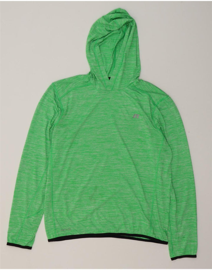 RUSSELL ATHLETIC Pull à capuche Dri-Power pour homme UK 38/40 Vert moyen