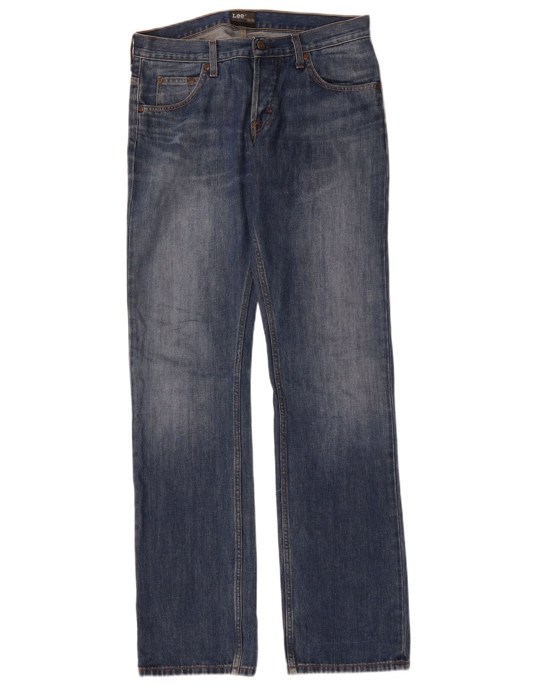 Lee Jean Droit Knox W33 L36 Homme Bleu Coton