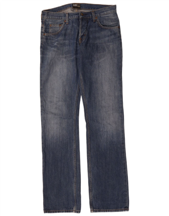 Lee Jean Droit Knox W33 L36 Homme Bleu Coton