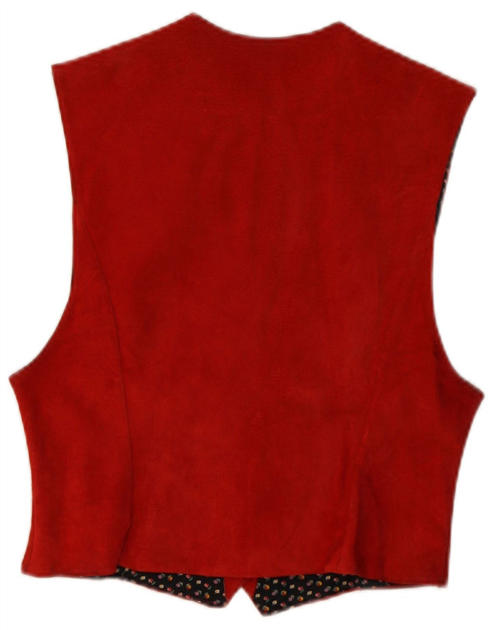 gilet femme vintage UK 10 Petit Rouge