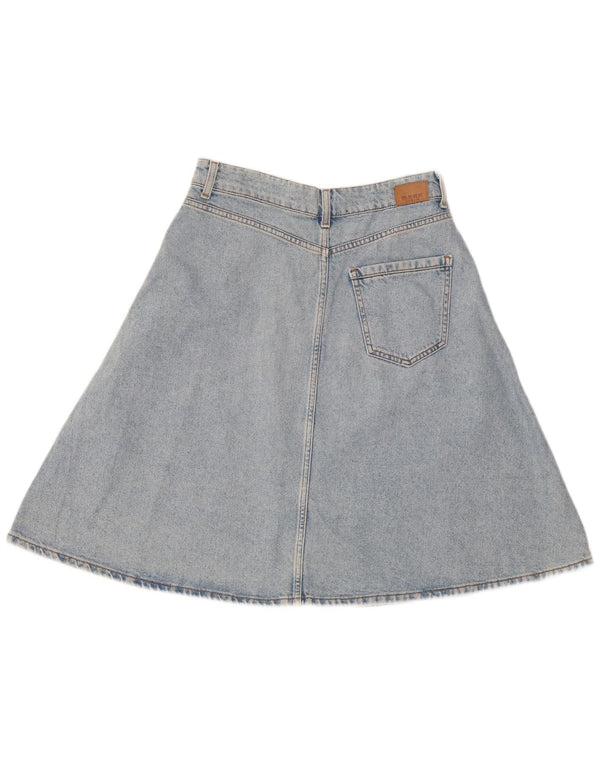 Zara Femme Jupe En Jean Moyen W28 Bleu
