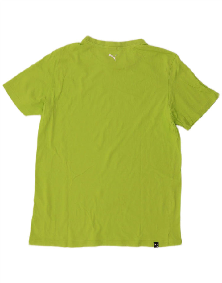 PUMA T-Shirt Graphique Fille 15-16 ans Vert Coton