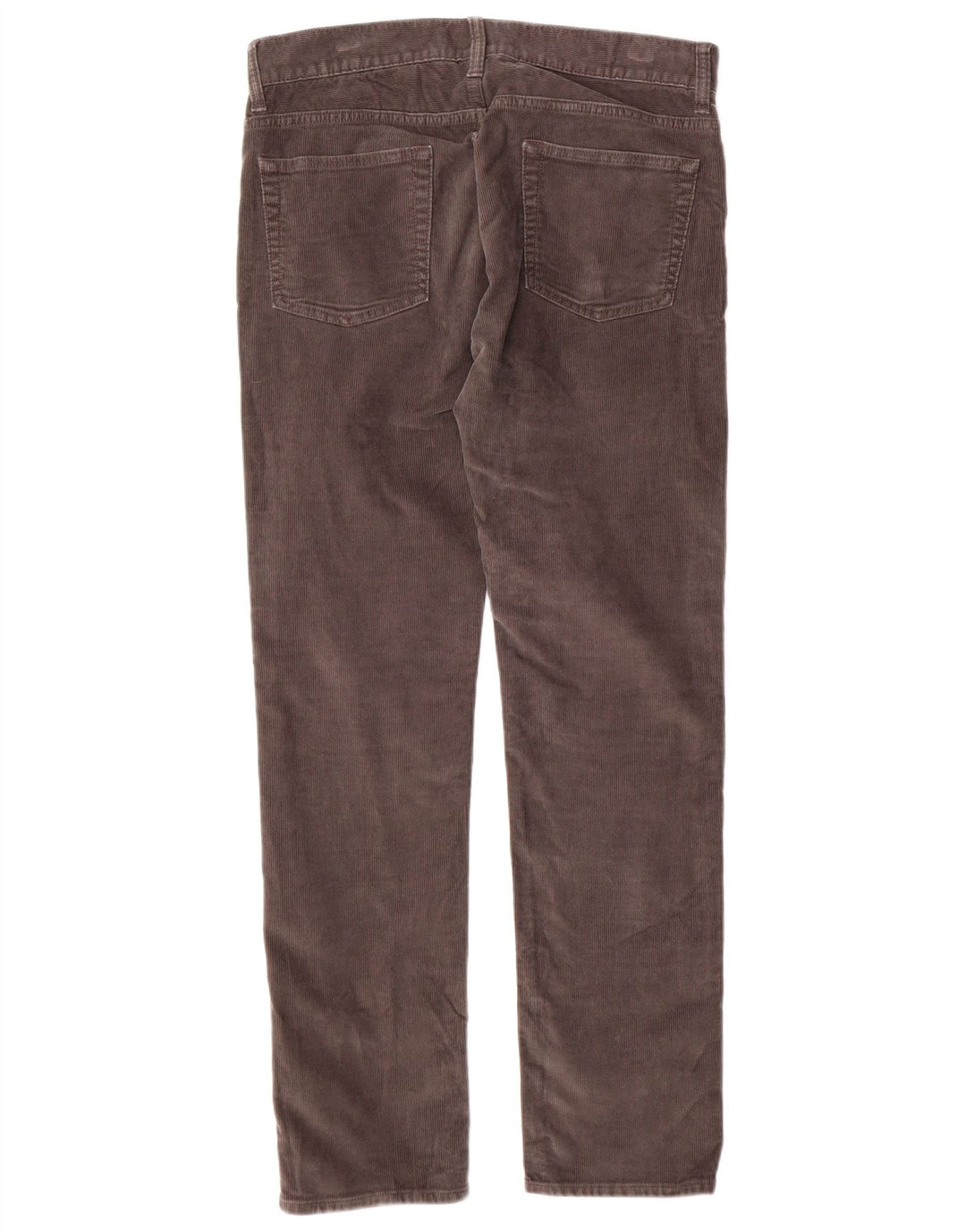 J. CREW Pantalon Slim en Velours Côtelé Homme 484 W30 L30 Gris Coton