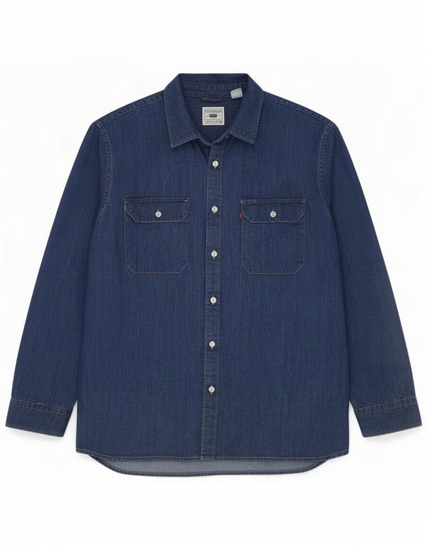 Levi's Chemise en Jean Coupe Relax XL Homme Bleu Marine Coton