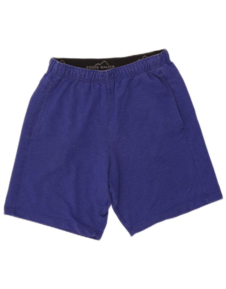 EDDIE BAUER Short de sport pour hommes, petite rayonne bleue