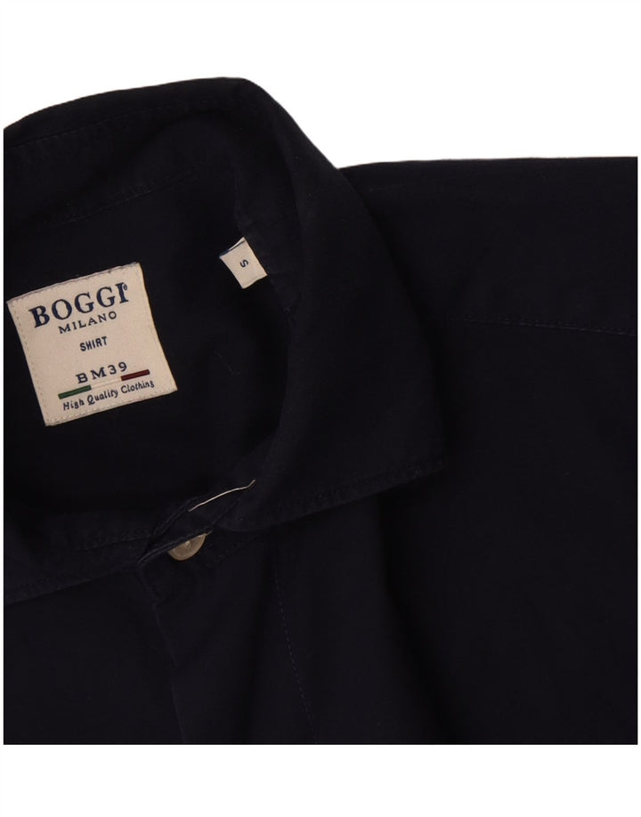 Boggi Chemise Homme Small Bleu Marine Coton