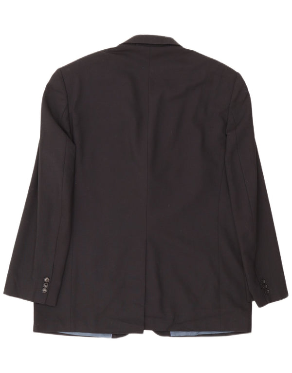 Marks & Spencer Veste blazer à 3 boutons pour homme UK 44 XL Bleu marine Polyester