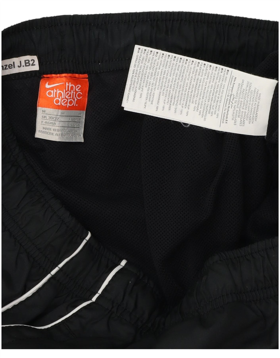Nike Short de sport pour homme en polyester noir moyen