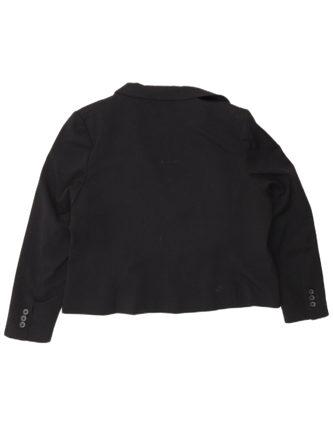 Marks & Spencer Veste blazer 1 bouton pour femme UK 20 2XL Noir Polyester