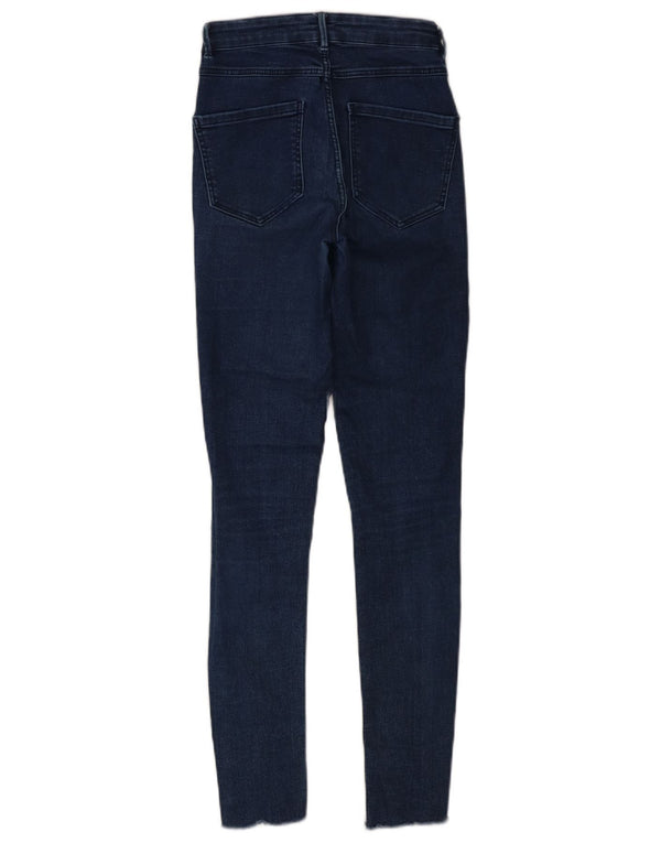 Zara Femmes Trafaluc Jean Skinny En Détresse EU 34 2XS W24 L28 Bleu