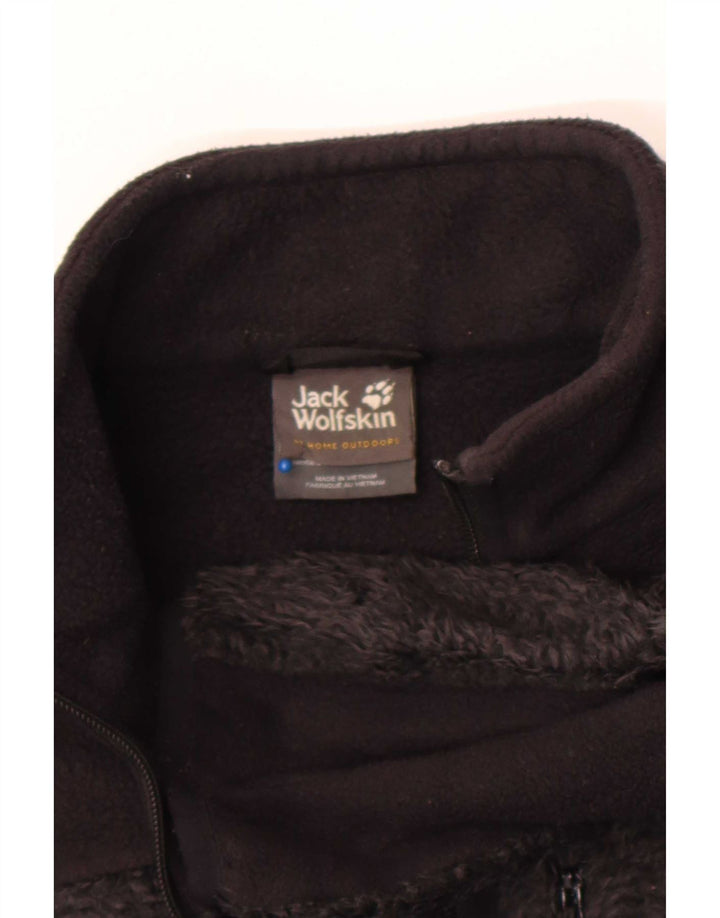Jack Wolfskin Veste polaire pour homme UK 38 Small Noir Polyester