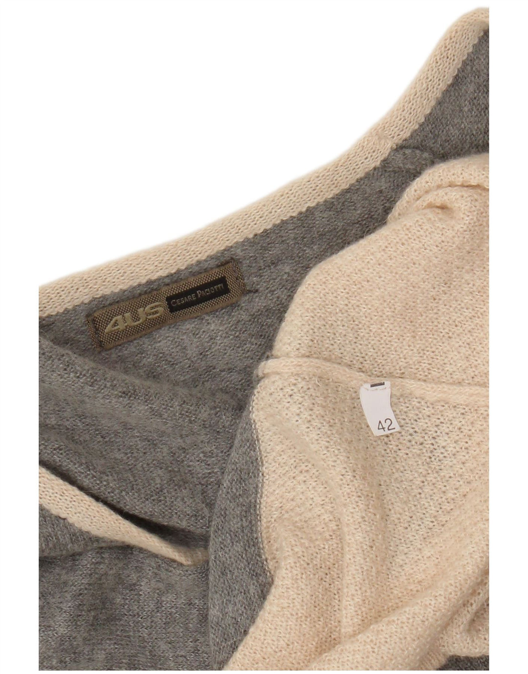 Cesare Paciotti 4US Robe pull pour femme IT 42 Gris moyen Colourblock