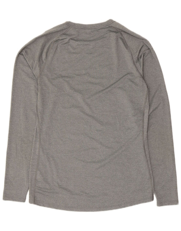 Nike Hommes Dri Fit Haut Manches Longues XL Gris Polyester