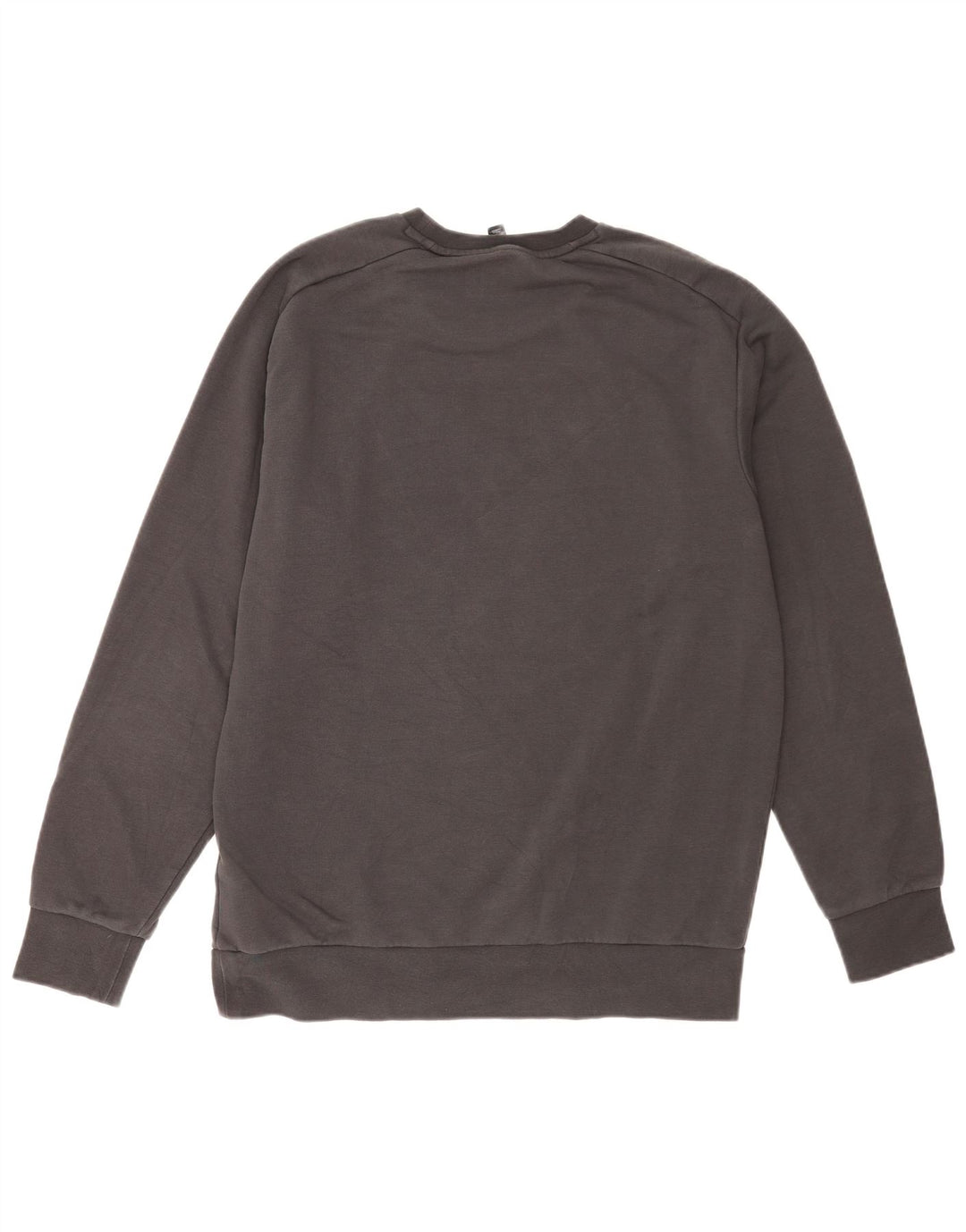 Adidas Mens Graphic Regular Fit Sweatshirt Jumper Grand Gris Coton