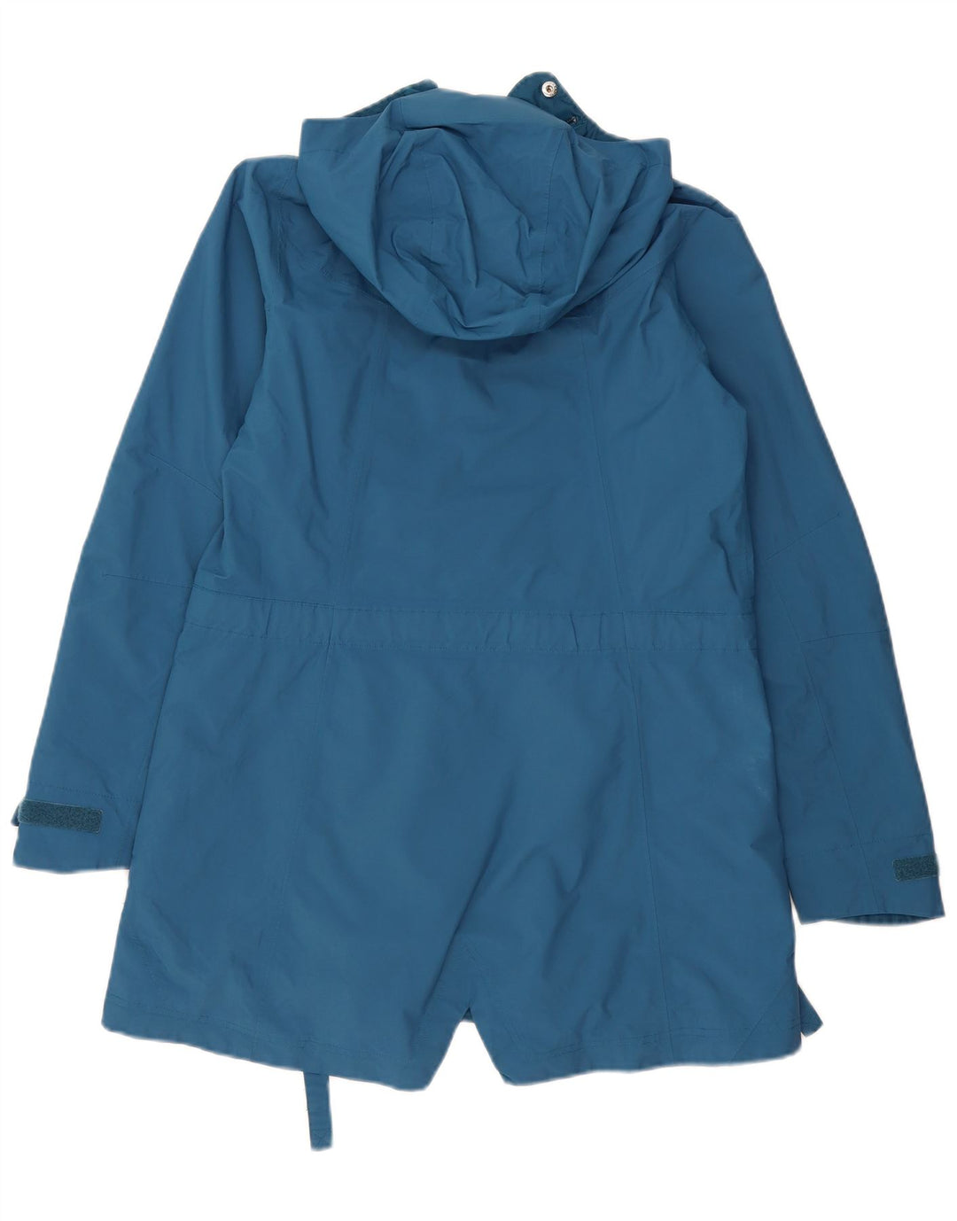 ADIDAS Manteau coupe-vent à capuche Clima Proof pour femme UK 14 Bleu moyen