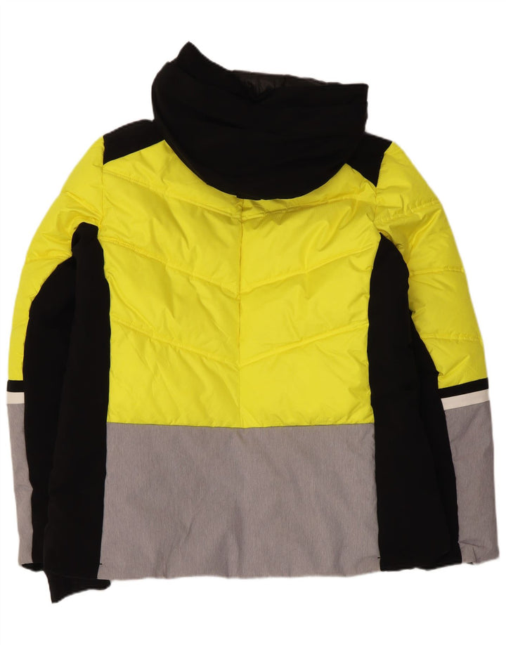 Icepeak Veste matelassée à capuche pour homme UK 38 Medium Yellow Colourblock