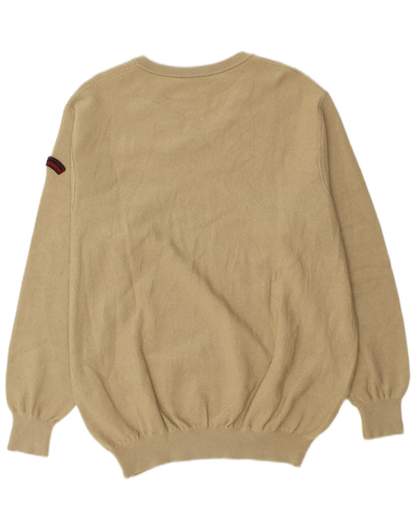 Les Copains Pull Col V Homme IT 56 XL Beige