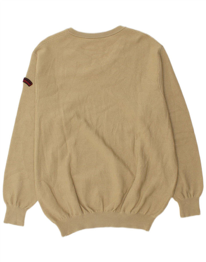 Les Copains Pull Col V Homme IT 56 XL Beige