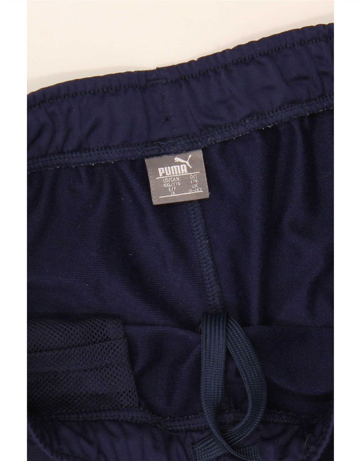 Puma Pantalon de Survêtement Garçon 15-16 ans Bleu Marine Polyester