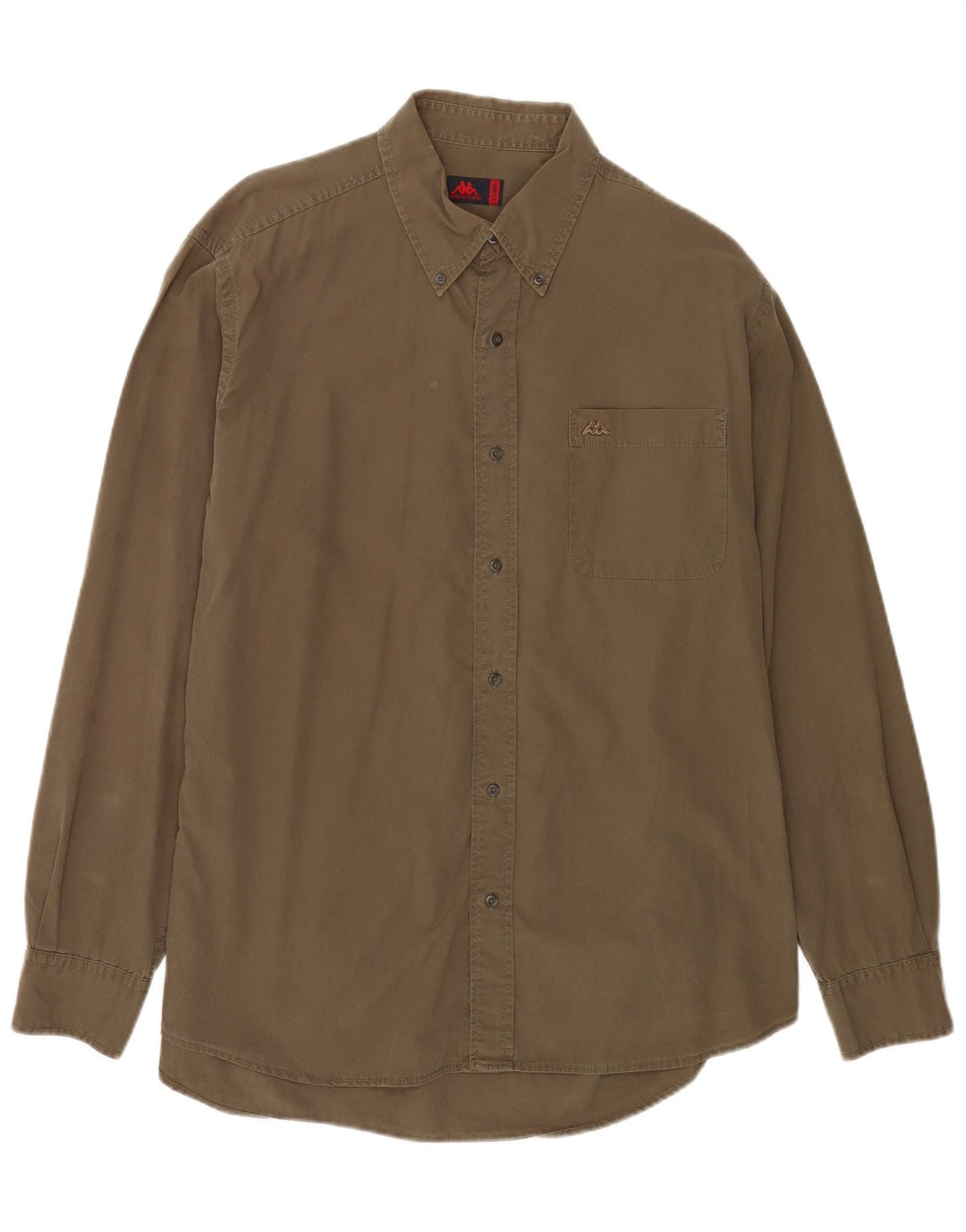 Kappa Chemise Homme XL Kaki Coton