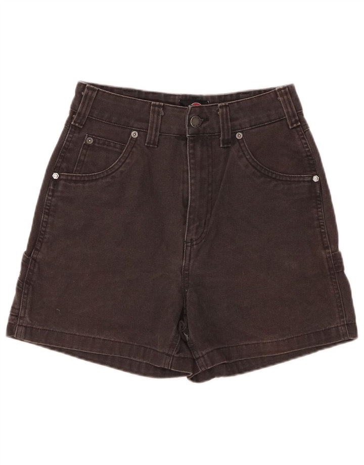 Dickies Short cargo taille haute pour femme W26 Petit coton noir