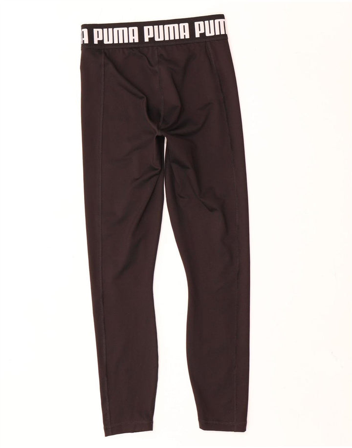 PUMA Legging graphique pour femme UK 4 XS Noir Polyester