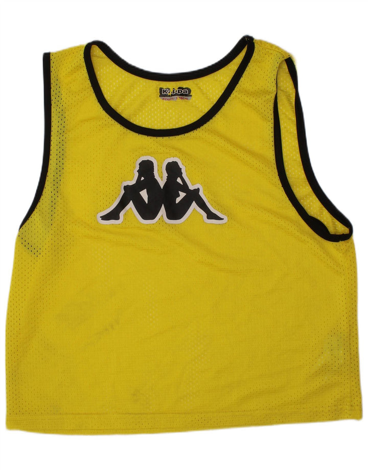 KAPPA Débardeur graphique garçon 7-8 ans jaune polyester