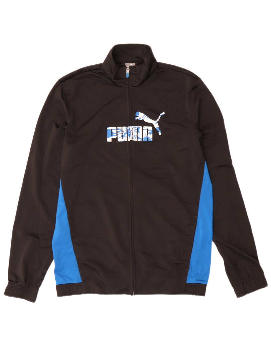 Puma Veste de Survêtement Graphique Garçon 15-16 ans Noir Colorblock