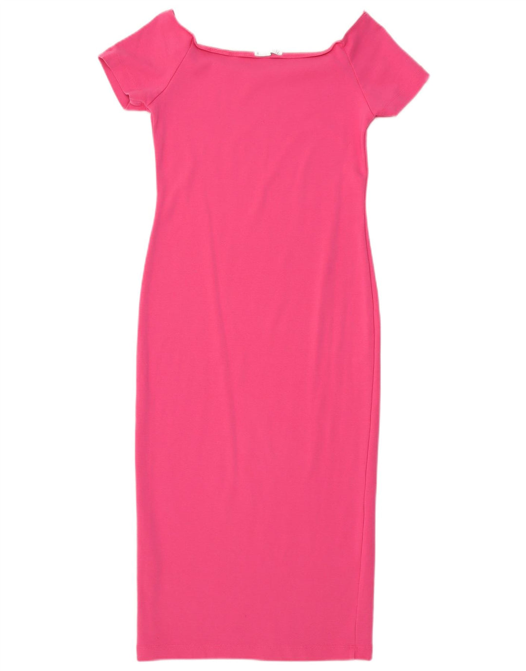 Robe fourreau femme ZARA UK 12 coton rose moyen