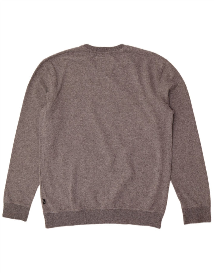 Vans Sweat-shirt graphique pour hommes, grand gris, coton