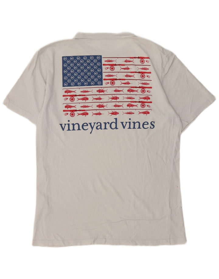 VINEYARD VINES T-Shirt Graphique Homme Petit Blanc Cassé Coton