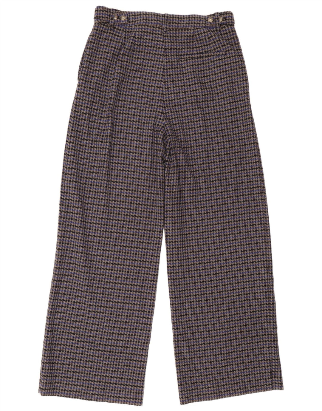 Marks & Spencer Pantalon de costume pour femme UK 14 Large W34 L32 Gris pied-de-poule