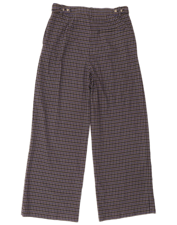 Marks & Spencer Pantalon de costume pour femme UK 14 Large W34 L32 Gris pied-de-poule