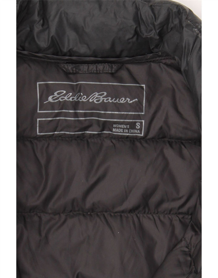 EDDIE BAUER Womens Padded Gilet UK 10 Small Black Nylon Vintage Eddie Bauer and Second-Hand Eddie Bauer from Messina Hembry 