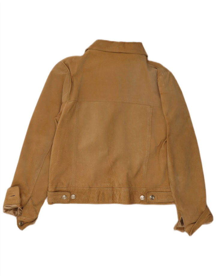 Staccato Veste en daim courte pour femme EU 38 Cuir marron moyen