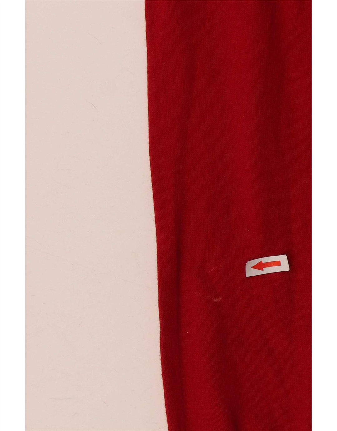 Zara Pull col en V pour femme UK 12 Rouge moyen Coton